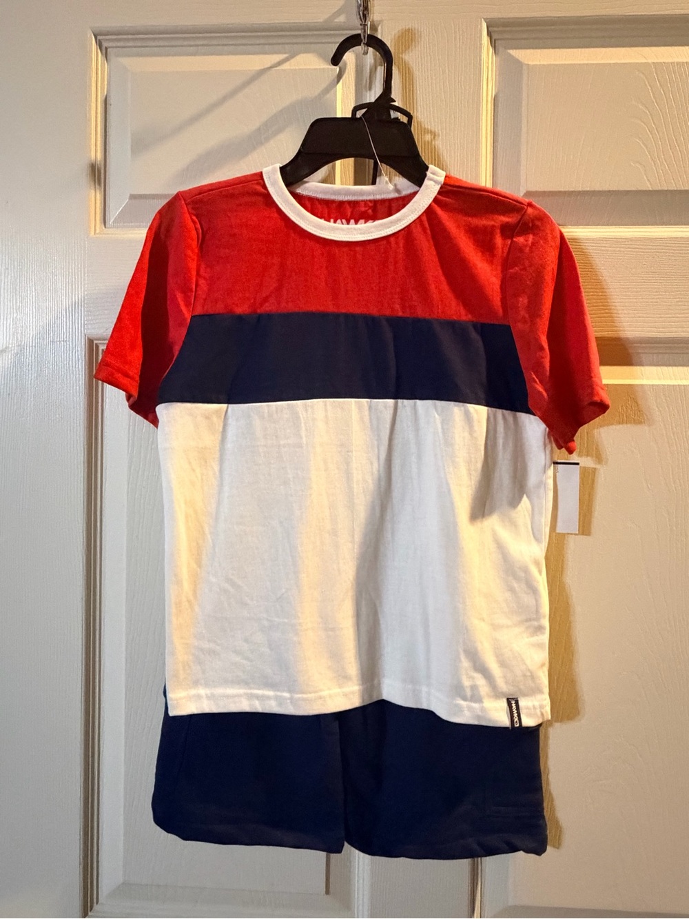 NWT 2 piece set  t shirt with shorts size 7